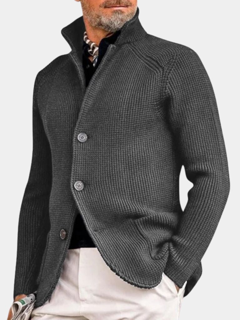 Classic Heritage Botton Knit Jacket - Crown & Cuff
