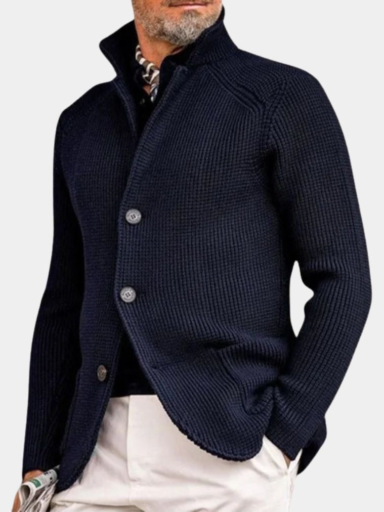 Classic Heritage Botton Knit Jacket - Crown & Cuff