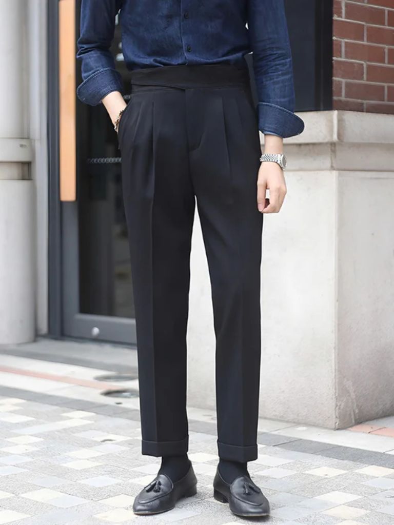 Corduroy Elegant Trousers - Crown & Cuff