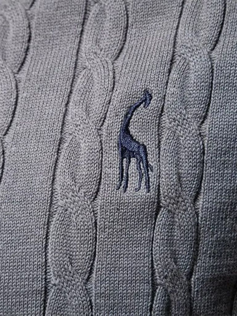 Cotton Crew Neck Pullover Sweater - Crown & Cuff