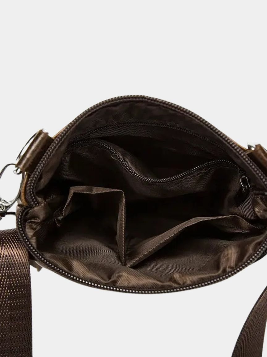 Crossbody Leather Shoulder Bag - Crown & Cuff