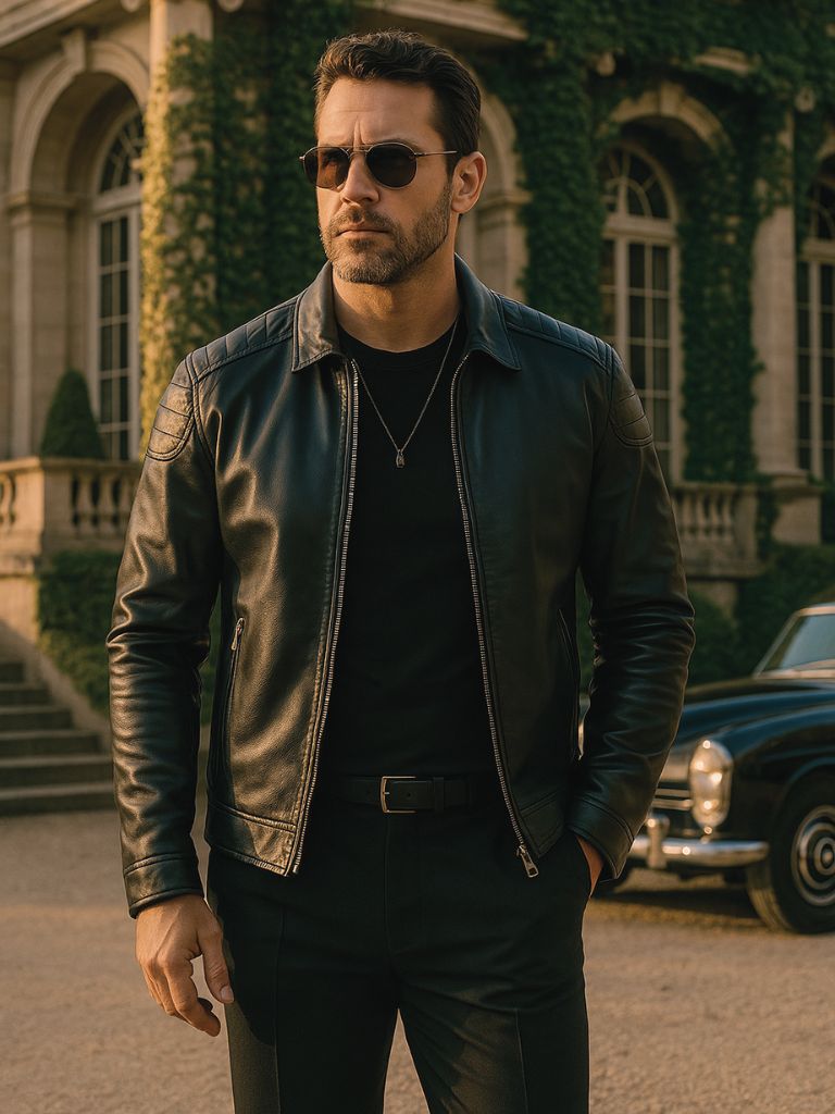 Crusader Leather Jacket – Crown & Cuff