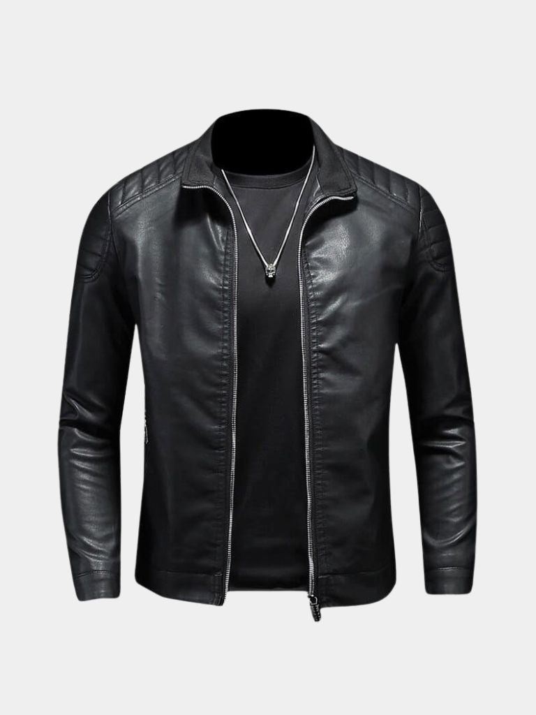 Crusader Leather Jacket – Crown & Cuff