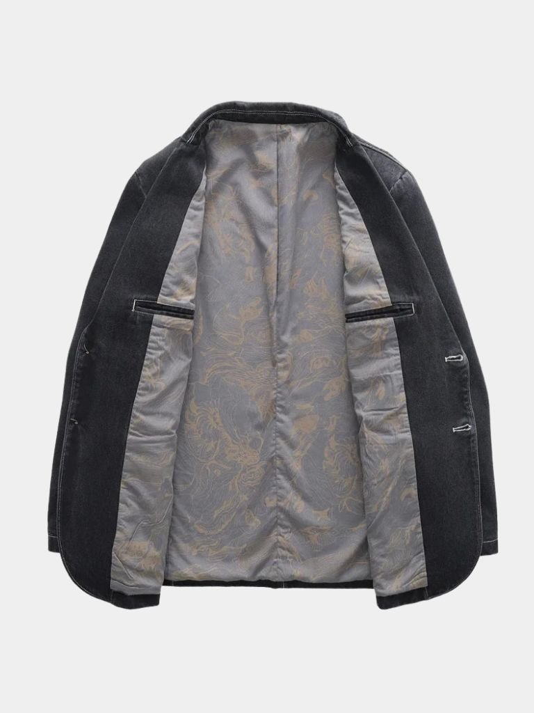 Denim Covenant Blazer Jacket – Crown & Cuff