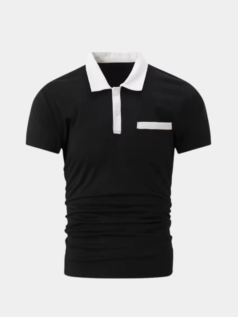 Elegant Golf Polo Shirt - Crown & Cuff
