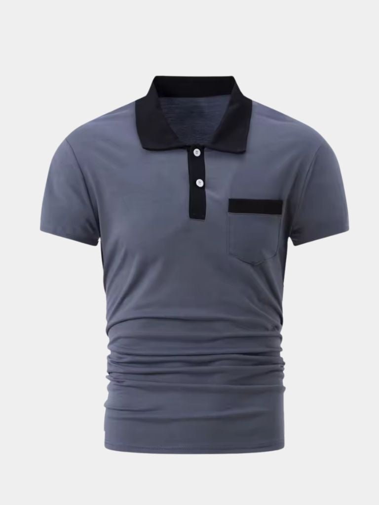 Elegant Golf Polo Shirt - Crown & Cuff
