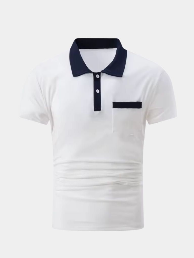 Elegant Golf Polo Shirt - Crown & Cuff
