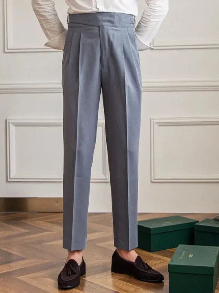 Elegant Gurkha Trousers - Crown & Cuff