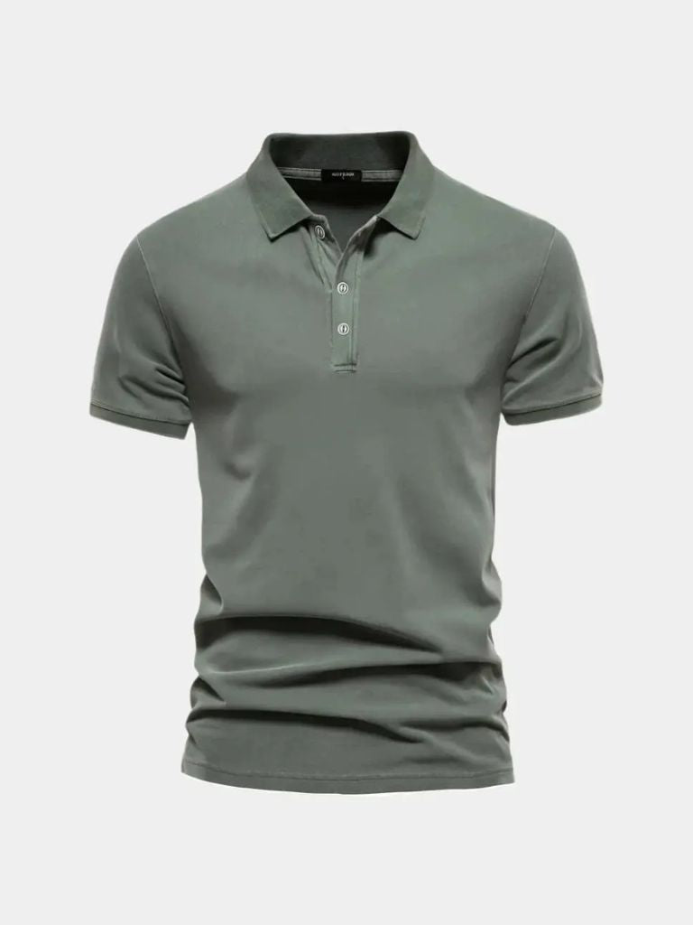 Essential Cotton Polo Shirt - Crown & Cuff