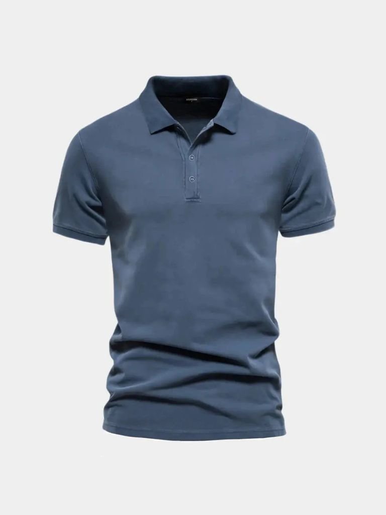 Essential Cotton Polo Shirt - Crown & Cuff