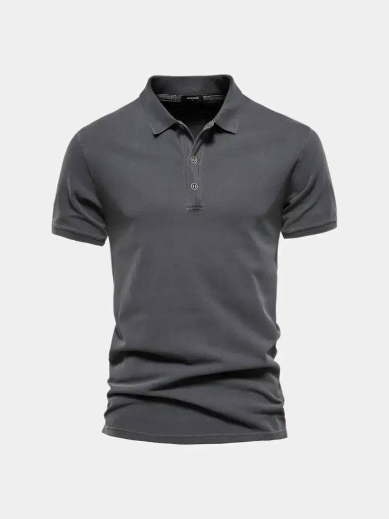 Essential Cotton Polo Shirt - Crown & Cuff