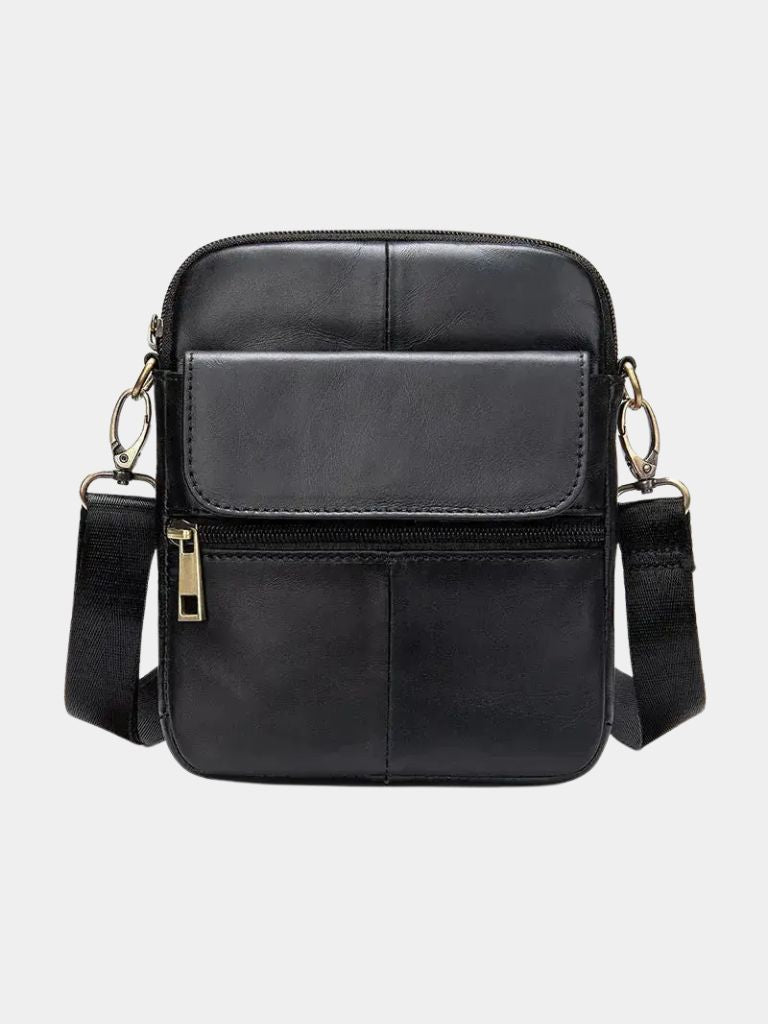 Essential Leather Shoulder Bag - Crown & Cuff