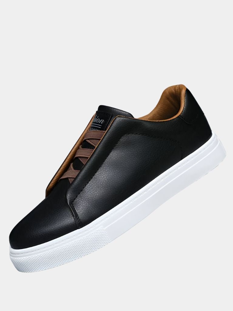 Essential Modern Leather Sneakers - Crown & Cuff