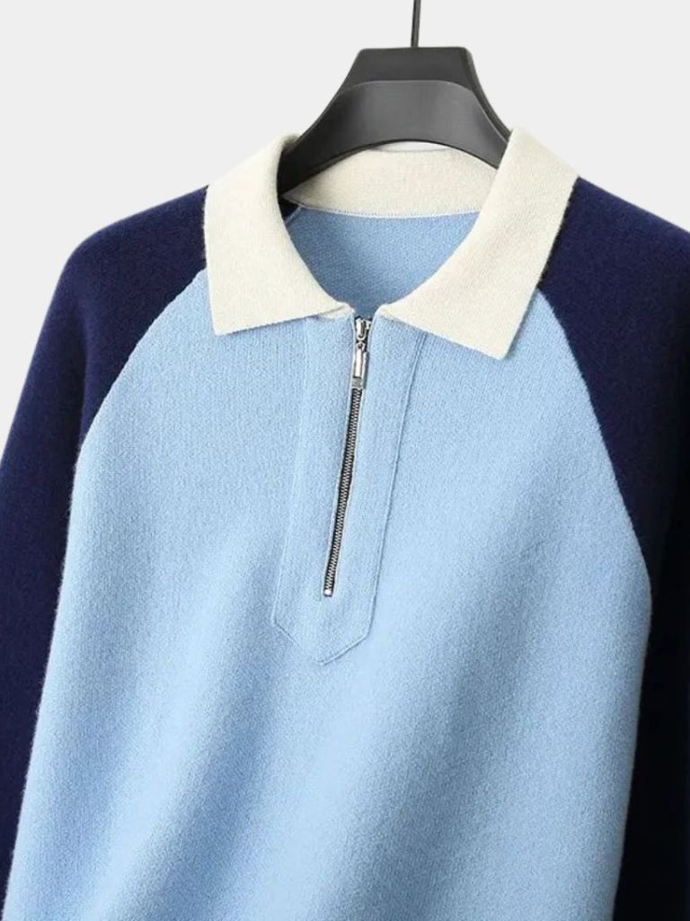 Essential Polo Sweater - Crown & Cuff