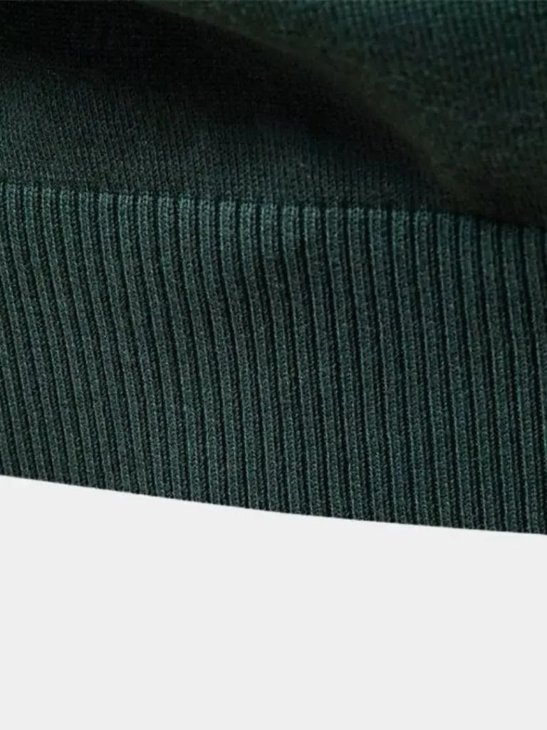 Essential Quarter-Zip Jumper Sweater - Crown & Cuff