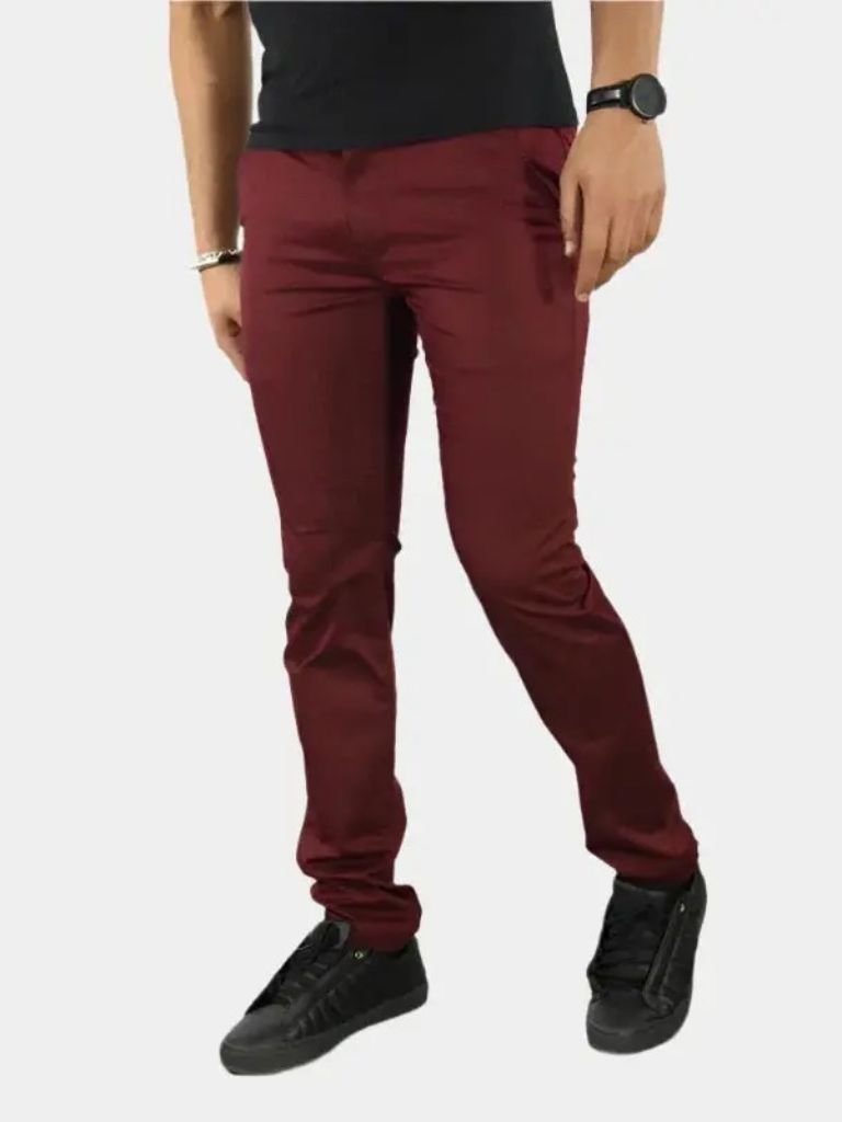 Essential Slim Fit Straight Trousers - Crown & Cuff