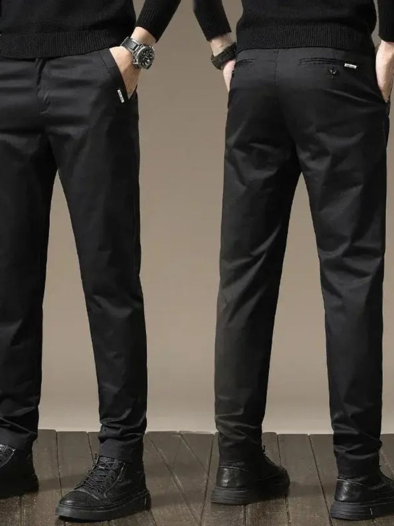 Essential Straight Trousers - Crown & Cuff