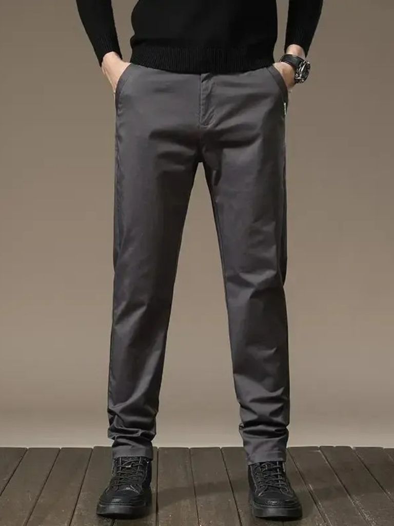 Essential Straight Trousers - Crown & Cuff