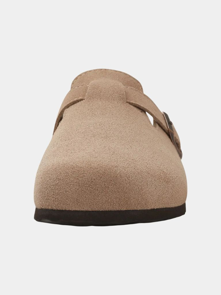Essential Suede Clogs - Crown & Cuff