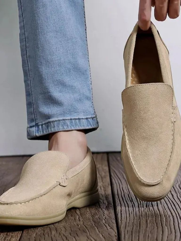 Essential Suede Loafers - Crown & Cuff