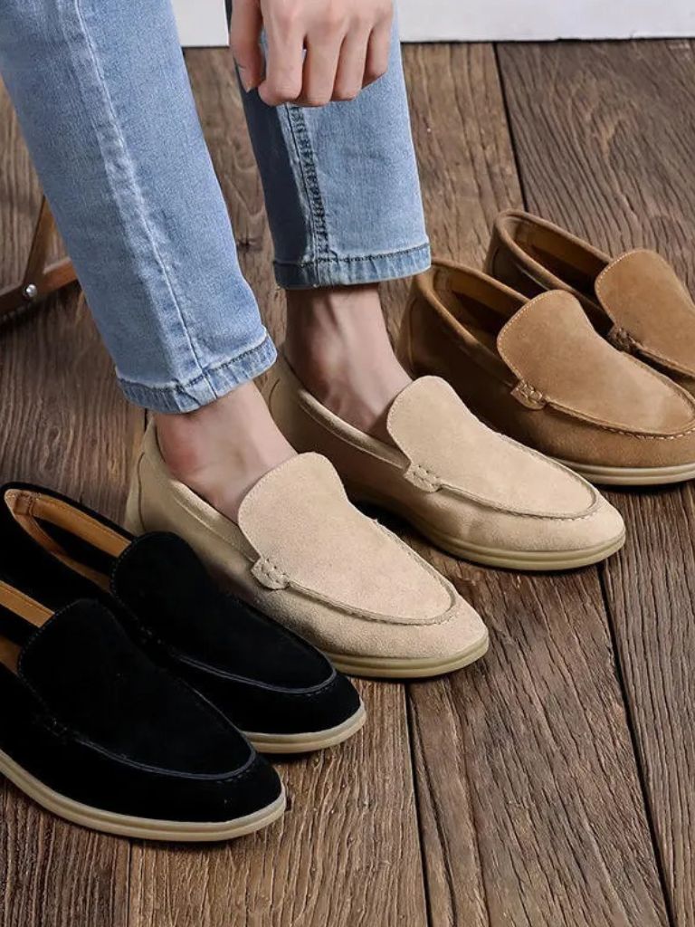 Essential Suede Loafers - Crown & Cuff