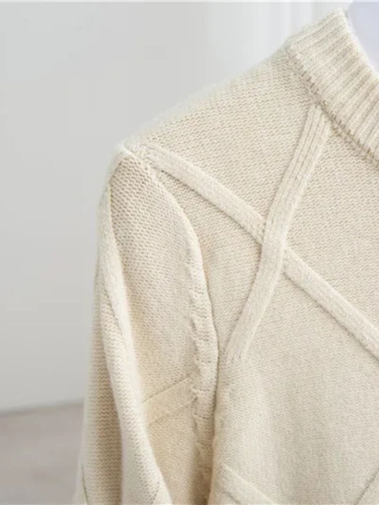 François Blanchet Premium Cashmere Sweater -Crown & Cuff
