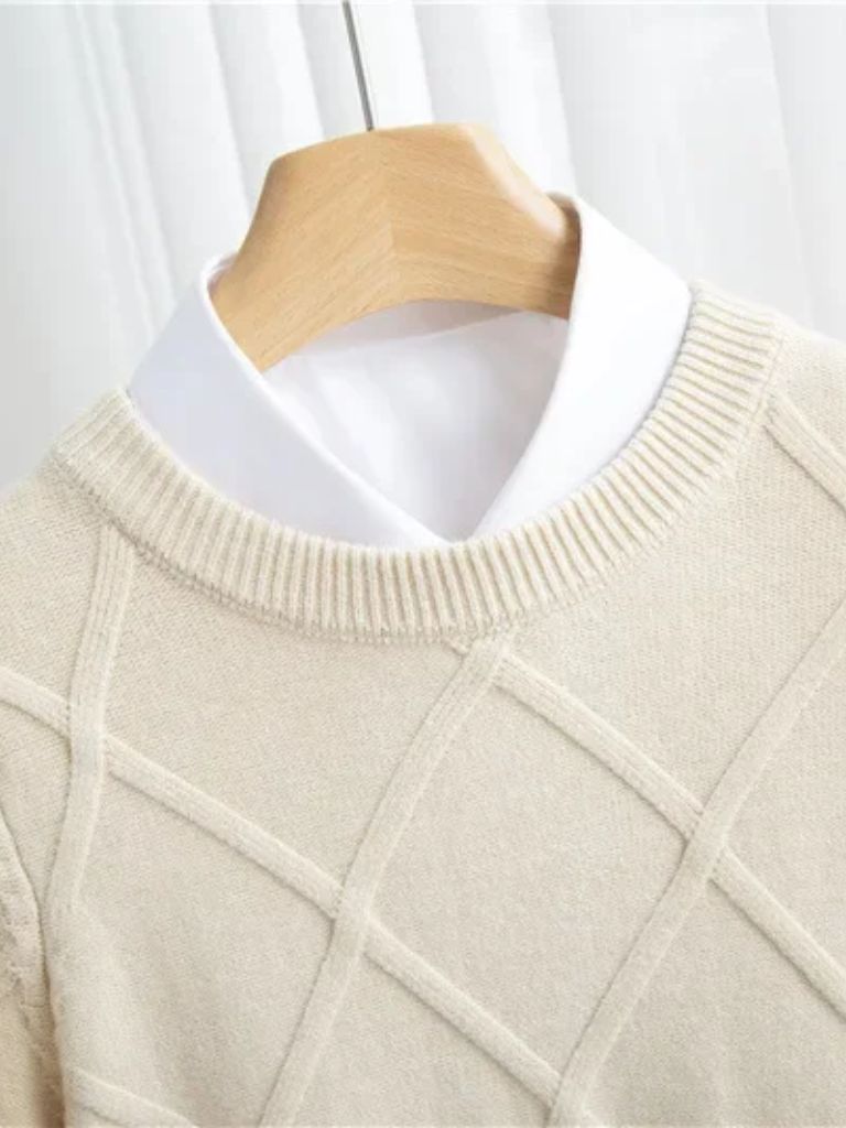 François Blanchet Premium Cashmere Sweater -Crown & Cuff