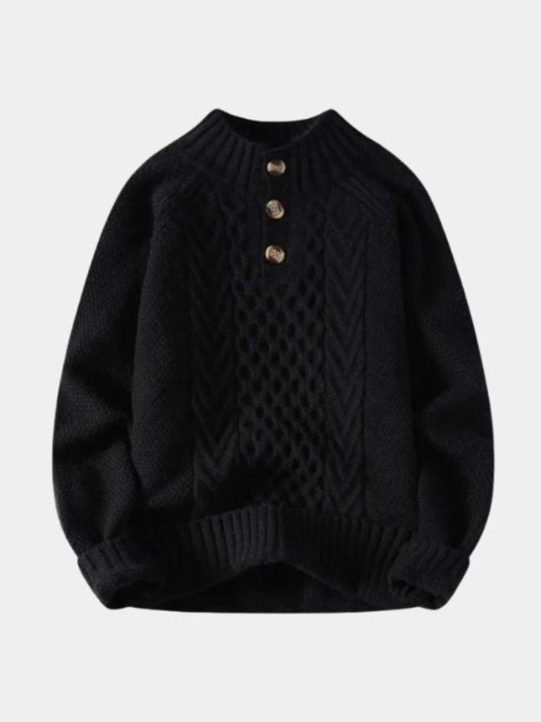 Giovanni Classic Knit Sweater - Crown & Cuff