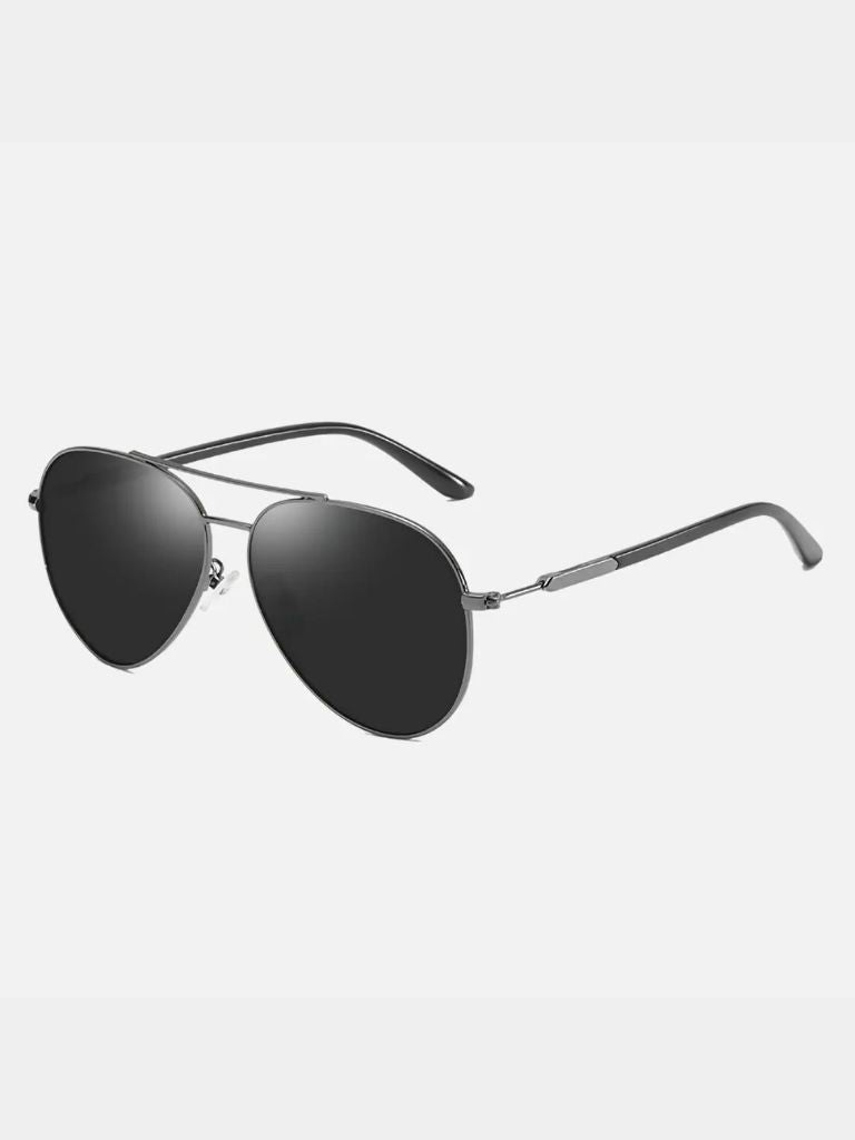 Halo Noir Polarized Sunglasses – Crown & Cuff