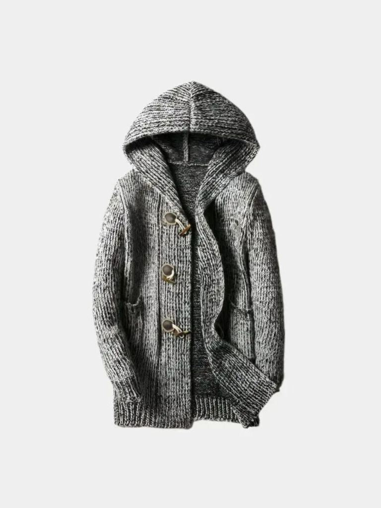 Himalaya Knit Hooded Jacket - Crown & Cuff