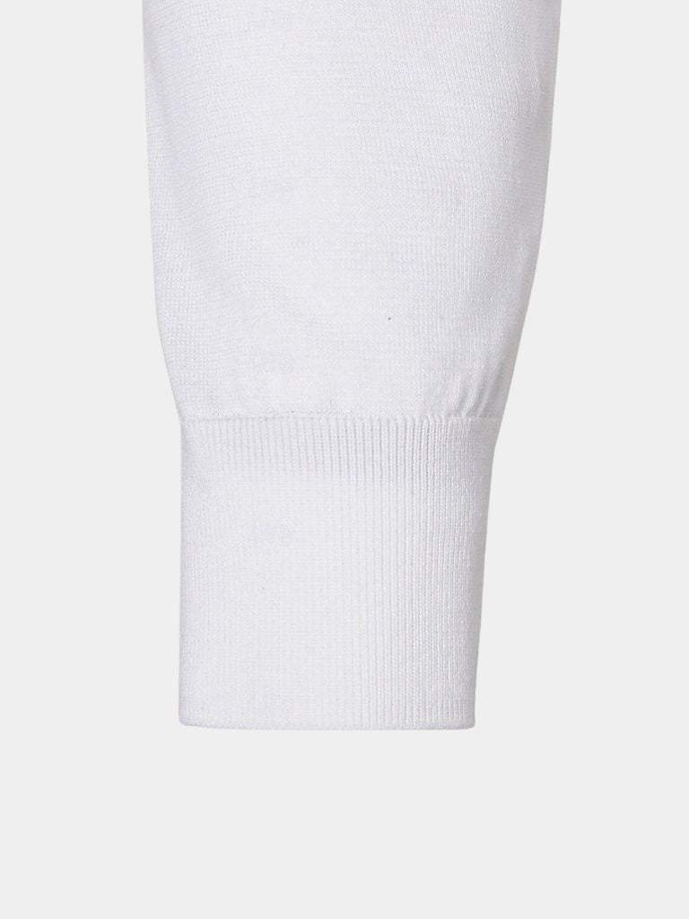 Ivory Elite Long Sleeve Polo – Crown & Cuff
