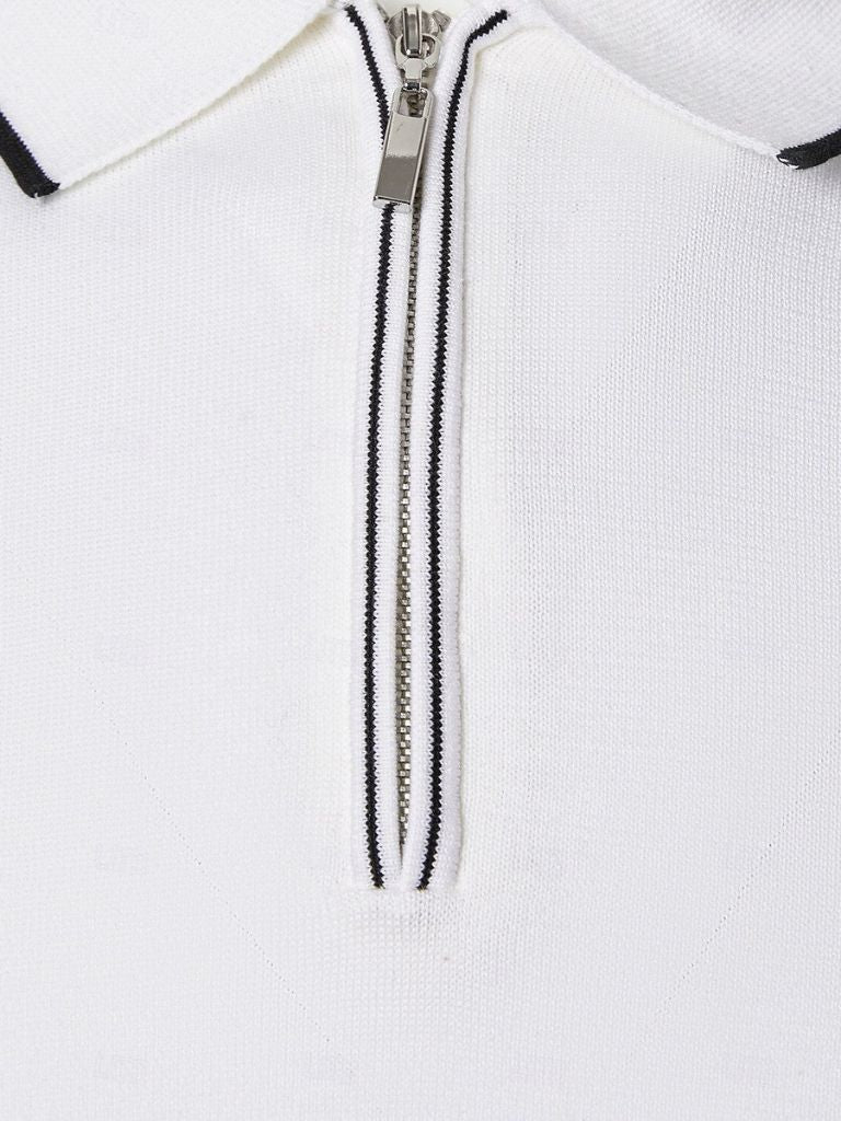 Ivory Elite Long Sleeve Polo – Crown & Cuff