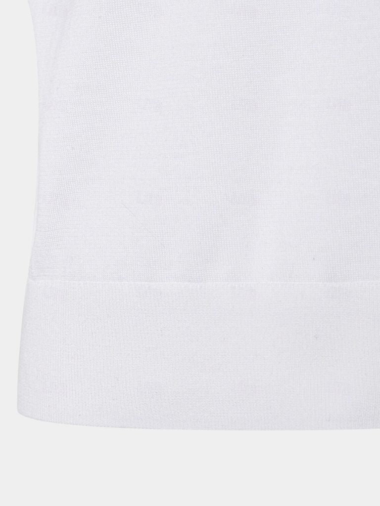 Ivory Elite Long Sleeve Polo – Crown & Cuff