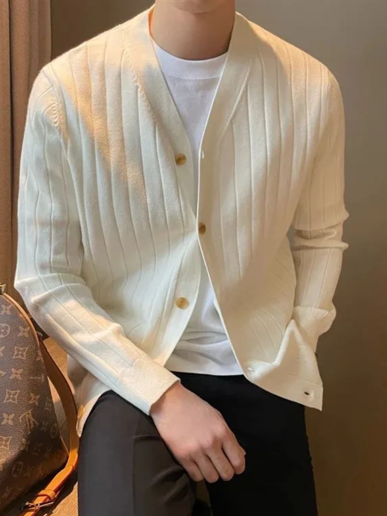 Knit Casual Cardigan - Crown & Cuff