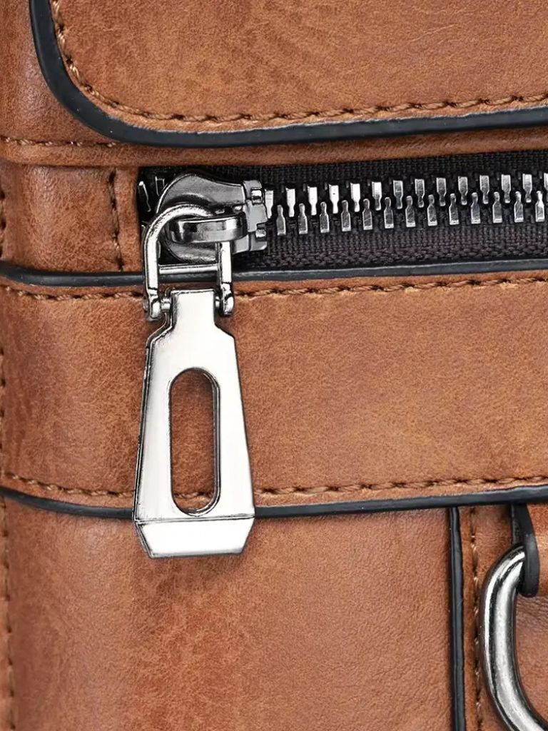 Leather Cross Body Bag - Crown & Cuff