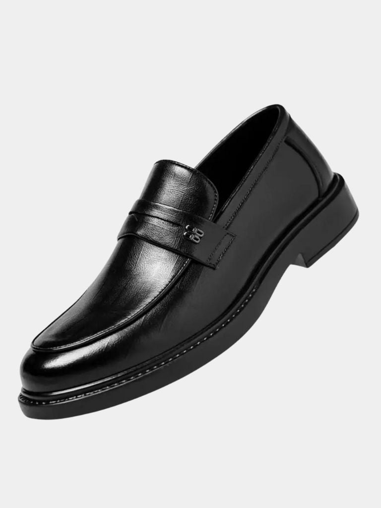 Leather Male Shoes Men Business - Crown & Cuff