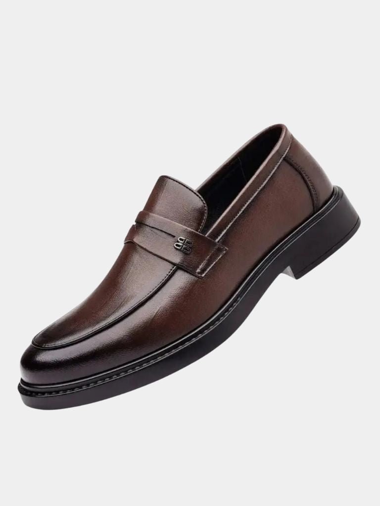Leather Male Shoes Men Business - Crown & Cuff