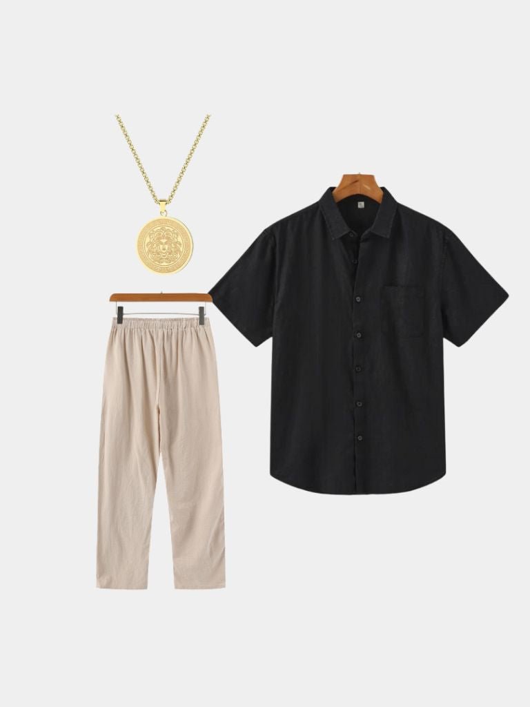 Medaglia Nera Set - Crown & Cuff