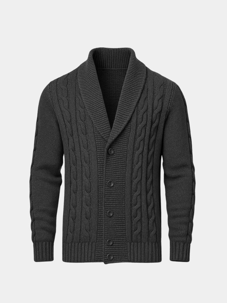 Men's Elegant Knit Cardigan - Crown & Cuff