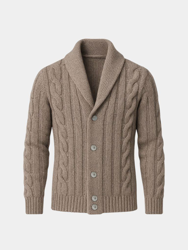 Men's Knitted Cardigan - Crown & Cuff
