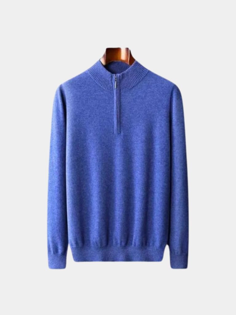 Merino Half Zip Sweater - Crown & Cuff