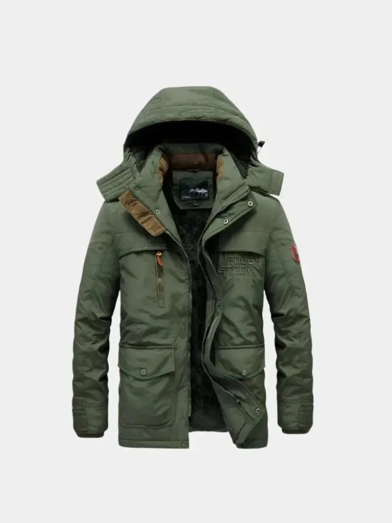 Military Hooded Jacket - Crown & Cuff