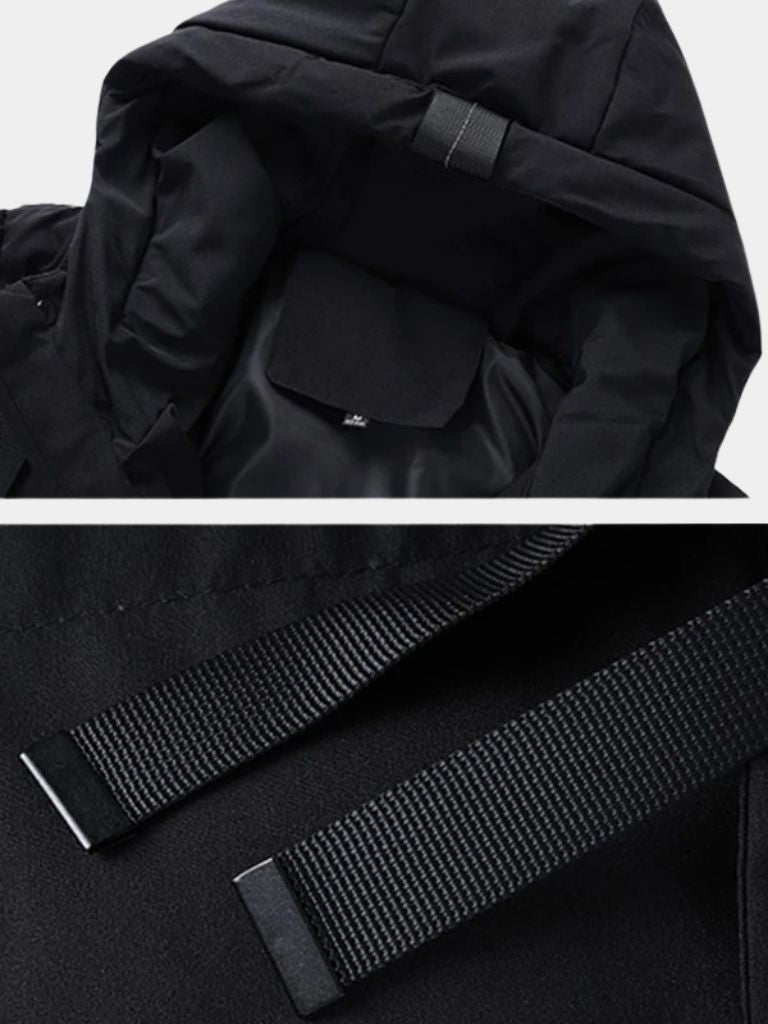 Minimalist Long Puffer Jacket - Crown & Cuff