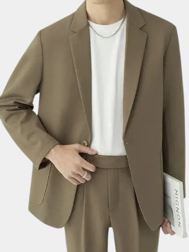 Modern Minimalist Suit Set - Crown & Cuff