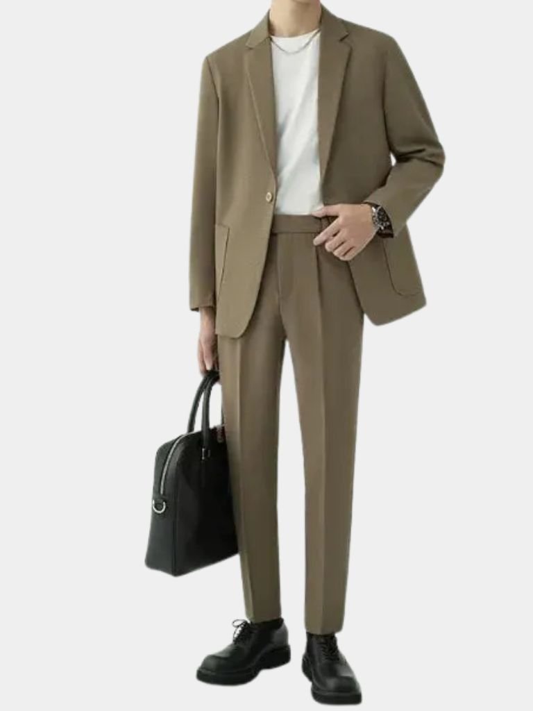 Modern Minimalist Suit Set - Crown & Cuff