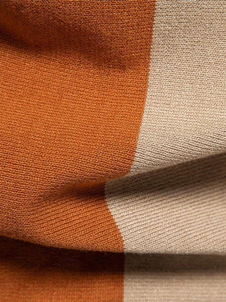 Navy Stripe Polo - Crown & Cuff