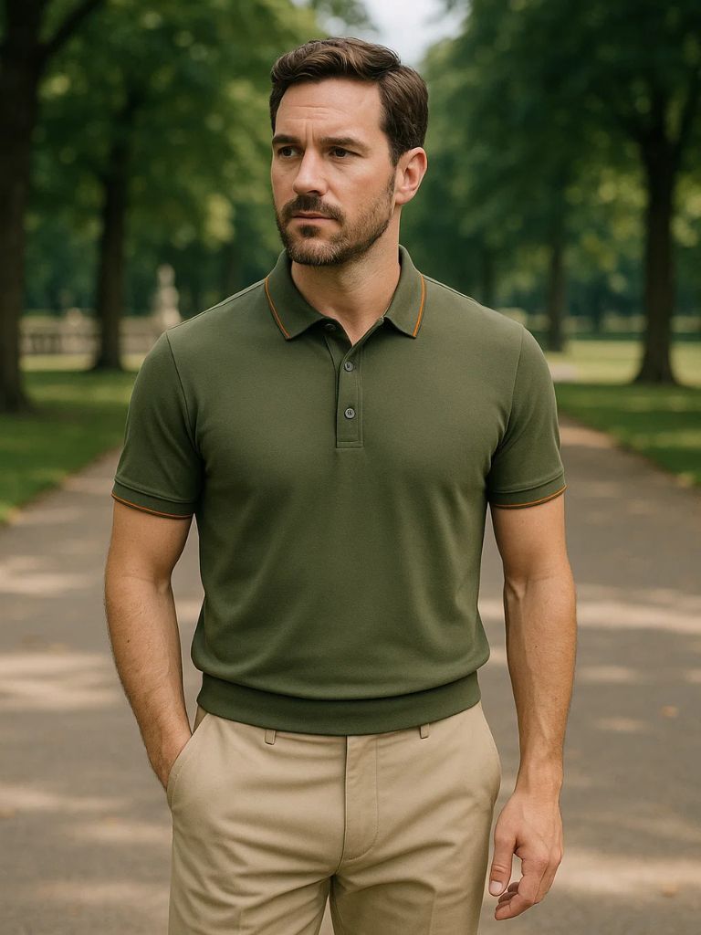 Noble Knit Polo Shirt - Crown & Cuff