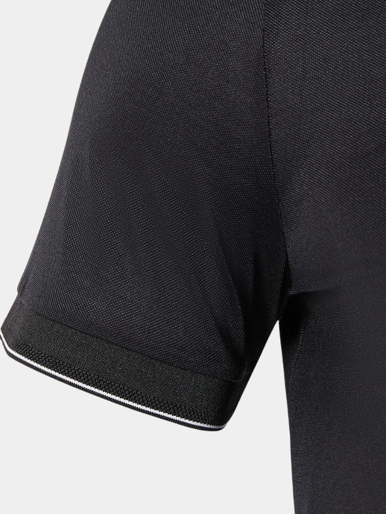 Obsidian Trim Polo – Crown & Cuff