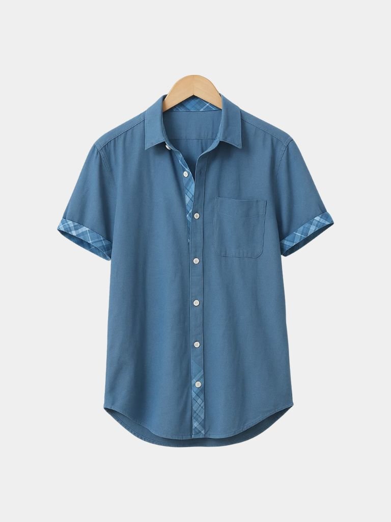 Ocean Detail Casual Shirt - Crown & Cuff