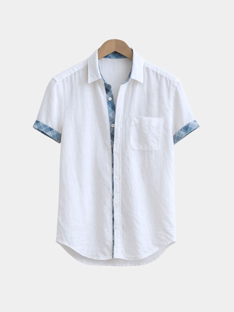 Ocean Detail Casual Shirt - Crown & Cuff